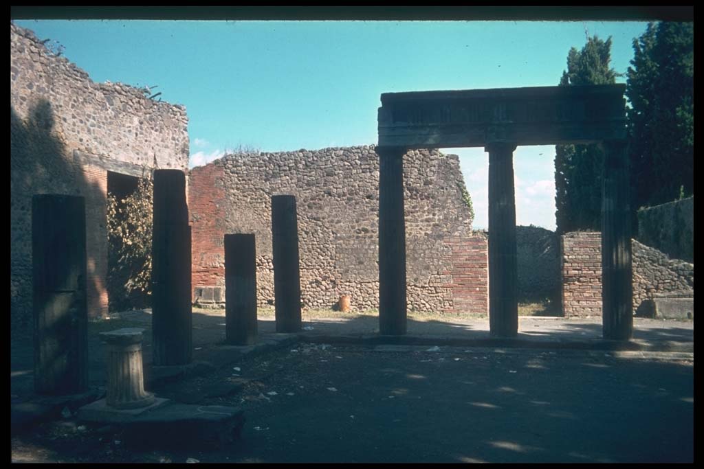 VIII.7.30 Pompeii. Looking east at north end of Triangular Forum.
Photographed 1970-79 by Günther Einhorn, picture courtesy of his son Ralf Einhorn.