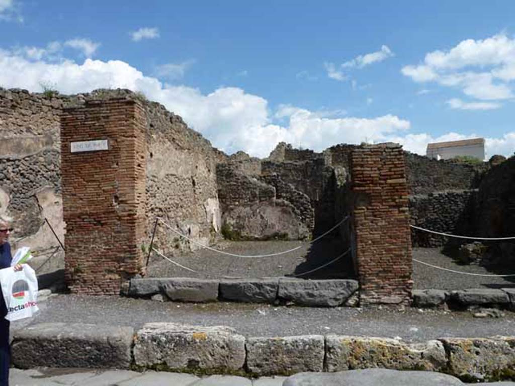 IX.1.1 Pompeii. May 2010. Entrance on Via Stabiana.