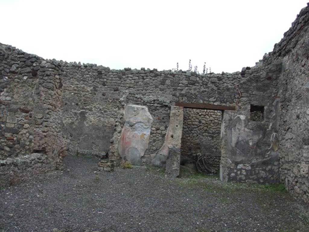 IX.1.7 Pompeii. December 2007. Three rooms at the east end of atrium.