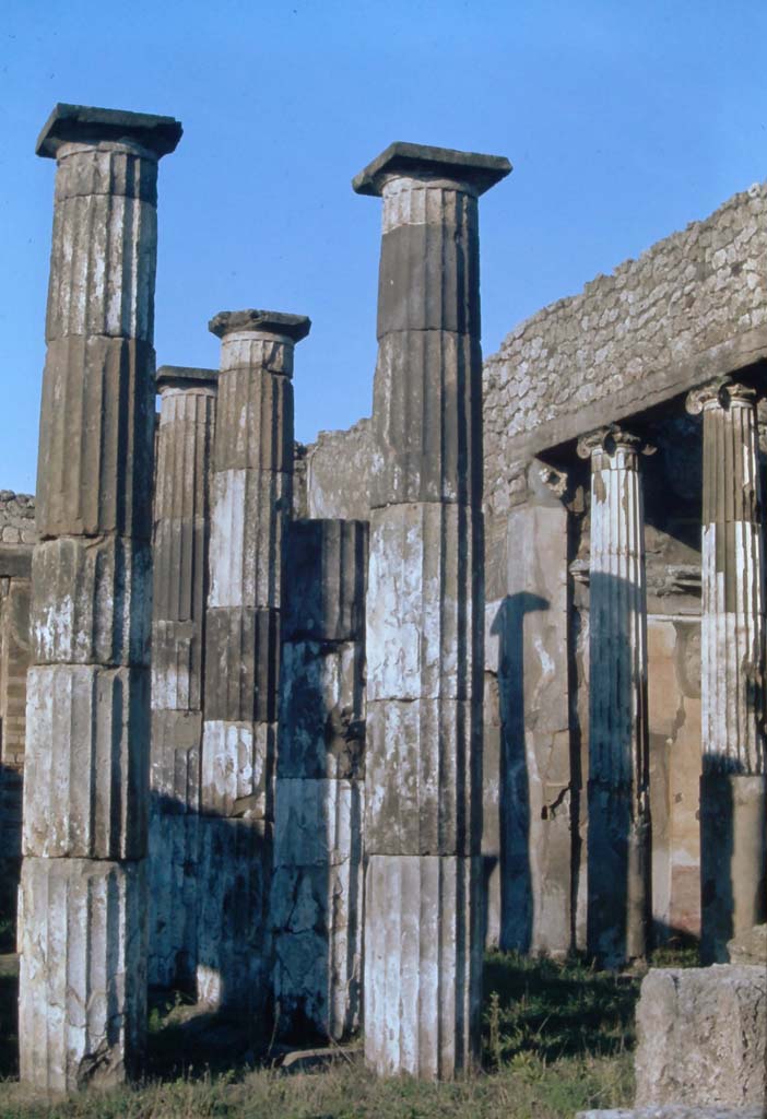 XI.1.20 Pompeii, 4th December 1971. Looking towards east side of atrium.
Photo courtesy of Rick Bauer, from Dr George Fay’s slides collection.