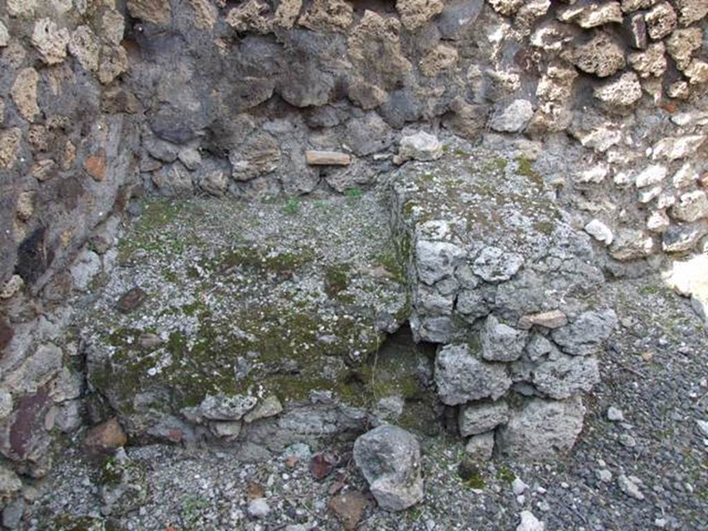 IX.2.17 Pompeii. March 2009. Room 11, Kitchen hearth?.