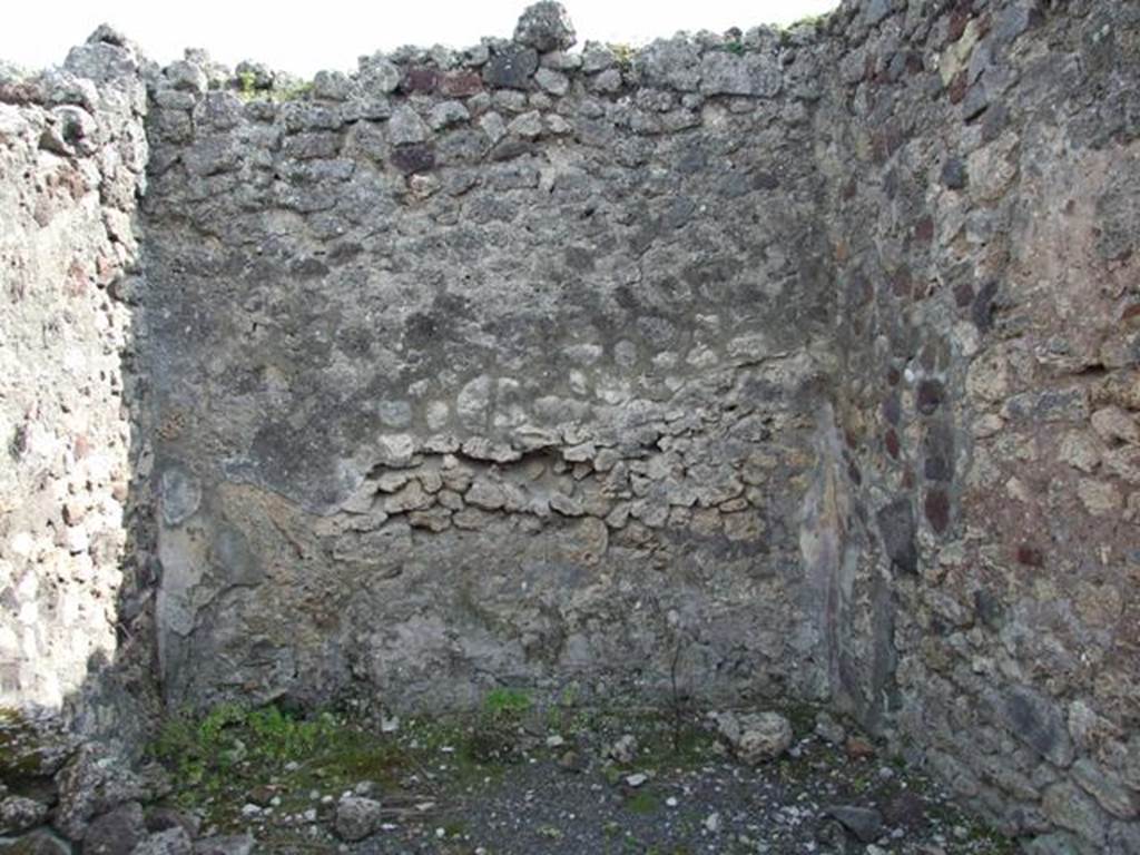 IX.2.18 Pompeii. March 2009. Room 7. Cubiculum, South wall.
