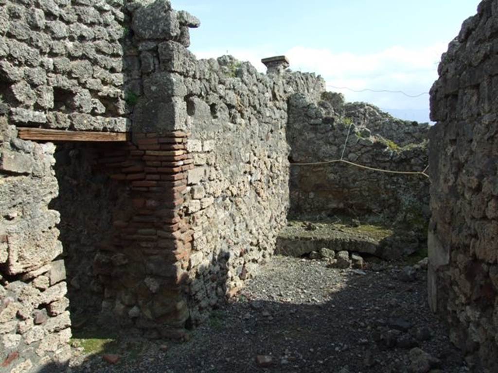 IX.2.18 Pompeii. March 2009. Room 8. Kitchen, looking south.