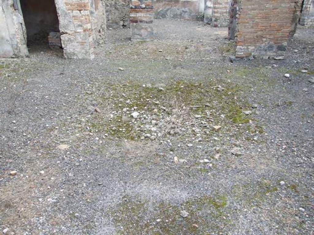 IX.2.21 Pompeii. March 2009. Room 1, remains of impluvium in atrium.