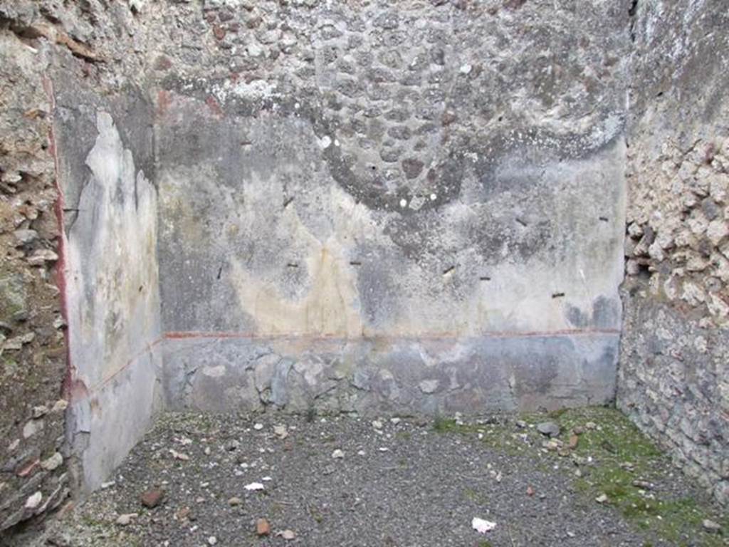IX.2.23 Pompeii. March 2009. South wall of rear room.