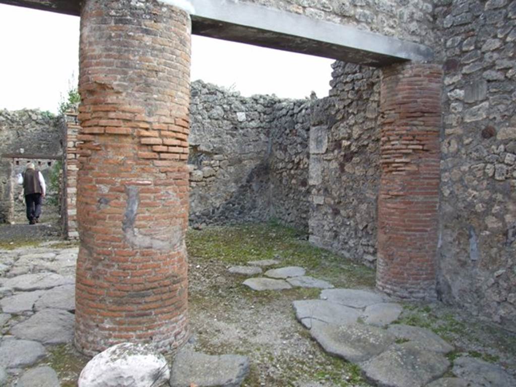 IX.2.24 Pompeii. March 2009. Rear area on west side.