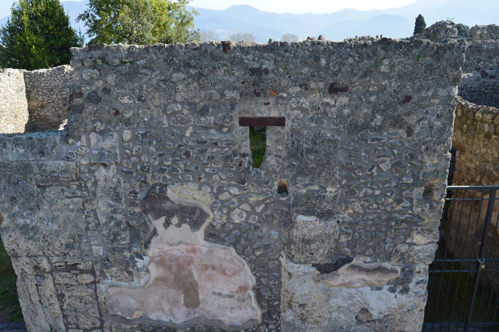 IX.2.26 Pompeii. March 2019. Looking towards upper east side of entrance doorway.
Foto Taylor Lauritsen, ERC Grant 681269 DÉCOR.