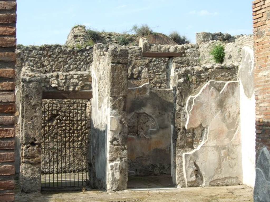 IX.3.5 Pompeii.  March 2009.   Room 30. Secondary atrium.  Looking north east towards rear entrance at IX.3.24, rooms 28 and 29.

