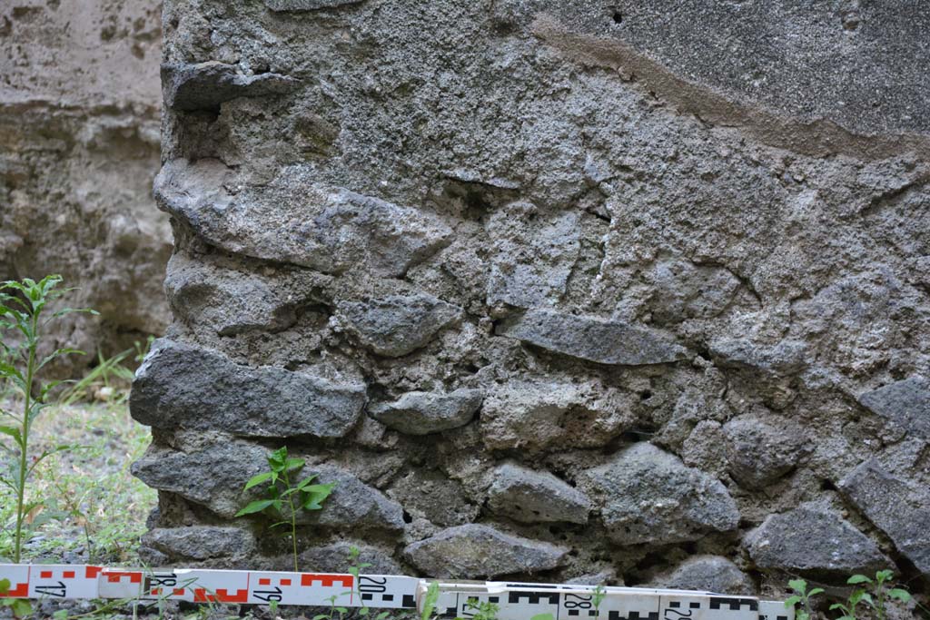 IX.5.2 Pompeii. May 2017. Room ‘o’, looking east to detail from lower south side of doorway.
Foto Christian Beck, ERC Grant 681269 DÉCOR.