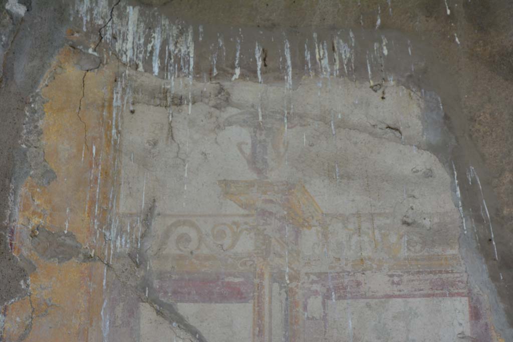 IX.5.2 Pompeii. March 2017. Room ‘u’, detail from upper north wall in north-west corner.
Foto Christian Beck, ERC Grant 681269 DÉCOR.