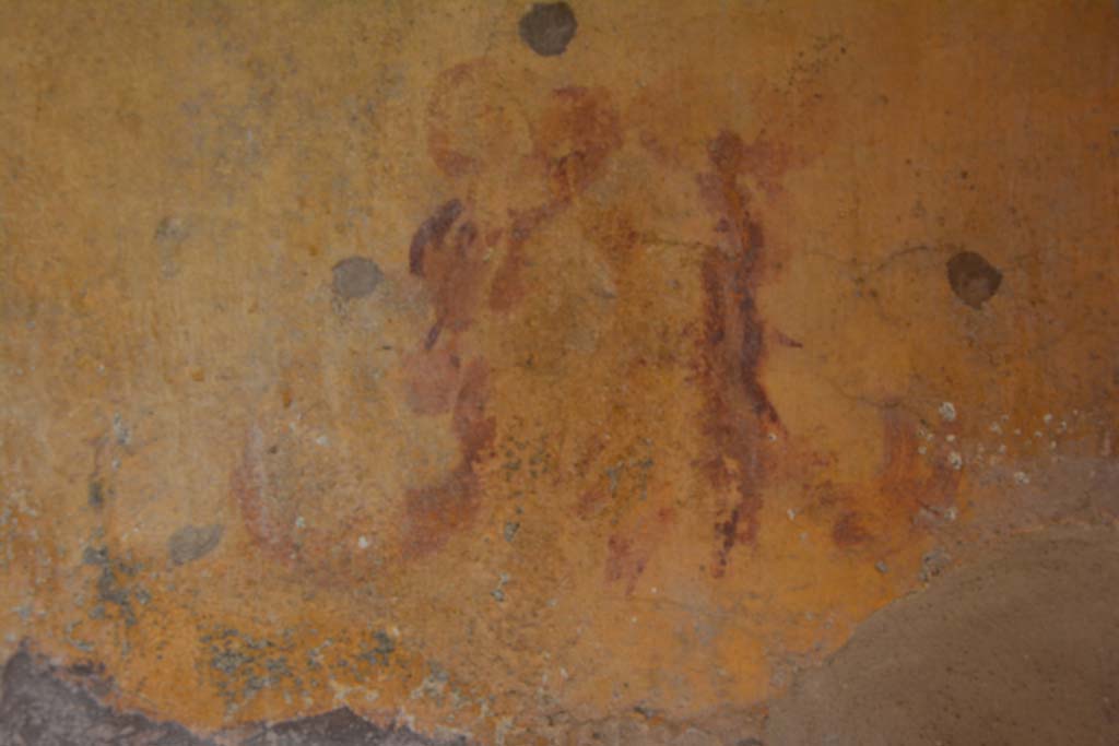 IX.5.2 Pompeii. March 2017. Room ‘u’, detail from lower east wall at south end.
Foto Christian Beck, ERC Grant 681269 DÉCOR.