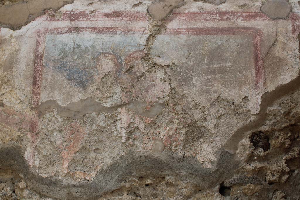 IX.5.2 Pompeii. May 2019. Room ‘c’, detail from central wall painting on east wall.
Foto Christian Beck, ERC Grant 681269 DÉCOR.
