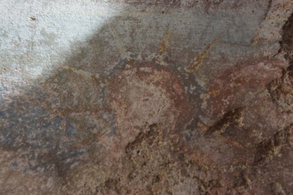 IX.5.2 Pompeii. March 2017. Room ‘c’, detail of head of figure of Helios.
Foto Christian Beck, ERC Grant 681269 DÉCOR