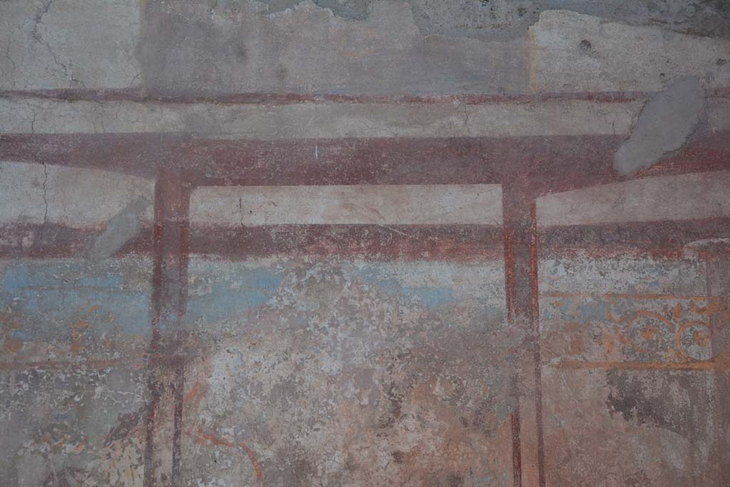 IX.5.2 Pompeii. May 2017. Room ‘c’, detail of painted decoration on upper south wall.
Foto Christian Beck, ERC Grant 681269 DÉCOR.