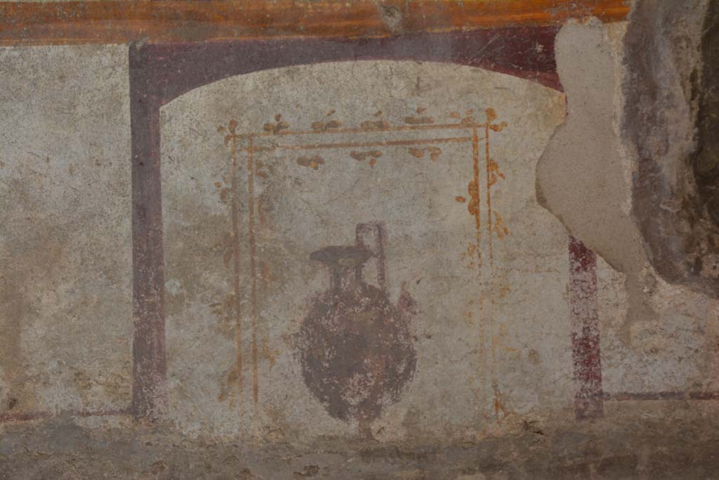 IX.5.2 Pompeii. March 2017. Room ‘c’, painted zoccolo/dado from centre of south wall.
Foto Christian Beck, ERC Grant 681269 DÉCOR.