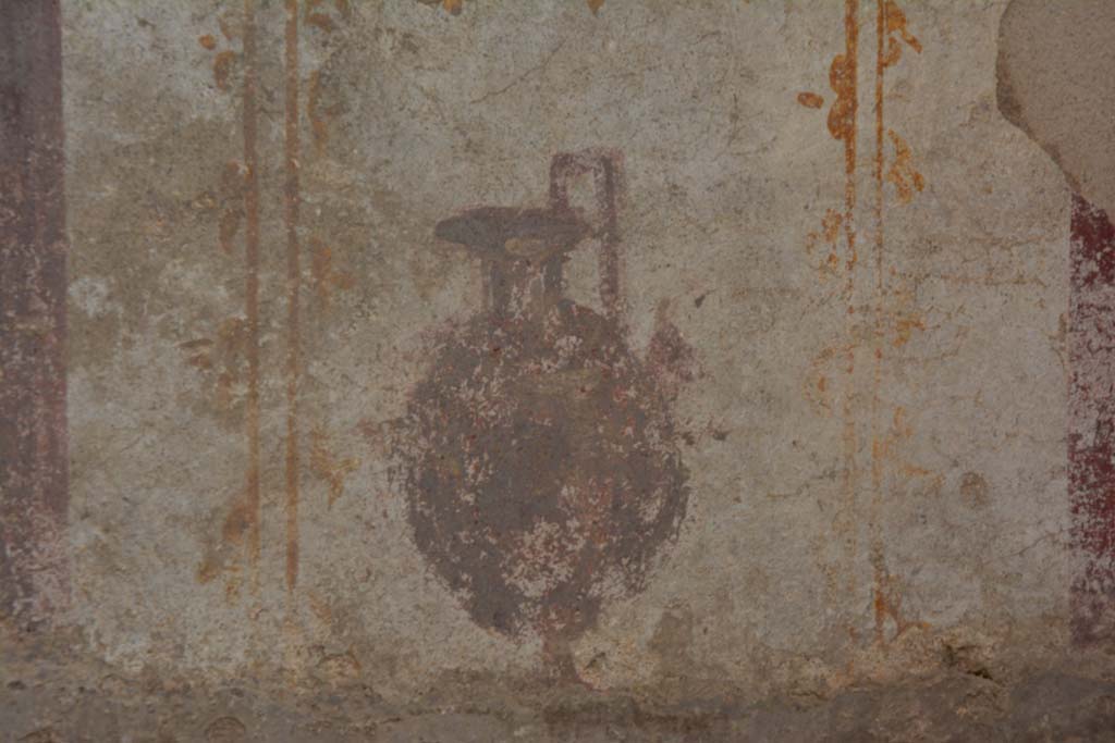 IX.5.2 Pompeii. March 2017. Room ‘c’, detail of painted zoccolo/dado from centre of south wall.
Foto Christian Beck, ERC Grant 681269 DÉCOR.