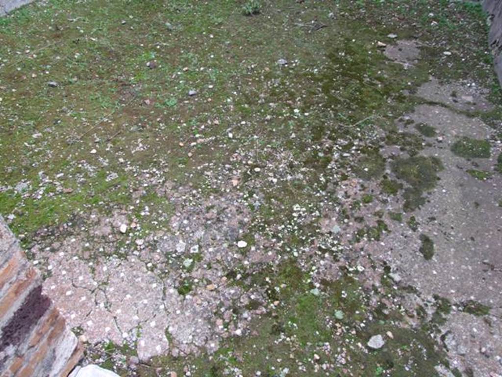 IX.5.2 Pompeii. December 2007. Room ‘i’, looking across decorated floor from doorway.