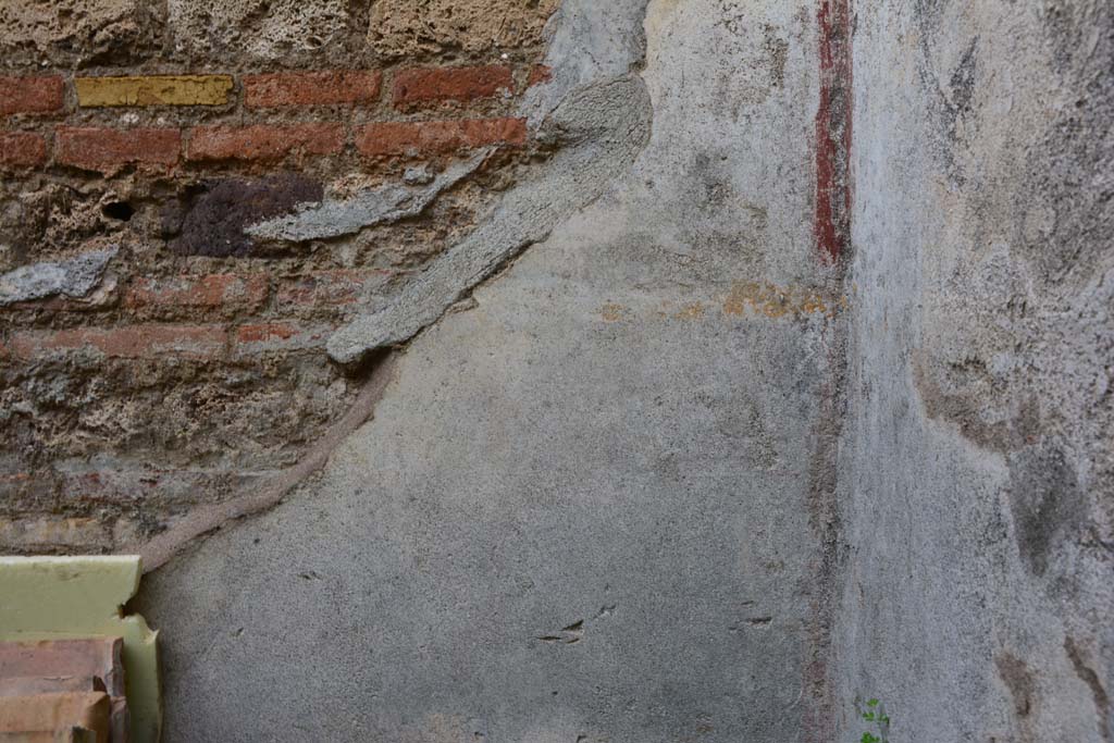 IX.5.2 Pompeii. March 2017. Room ‘i’, north wall in north-east corner.
Foto Christian Beck, ERC Grant 681269 DÉCOR.