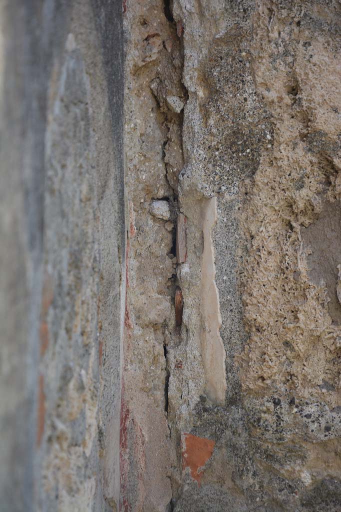 IX.5.2 Pompeii. May 2017. Room ‘i’, detail from west wall in south-west corner.
Foto Christian Beck, ERC Grant 681269 DÉCOR.