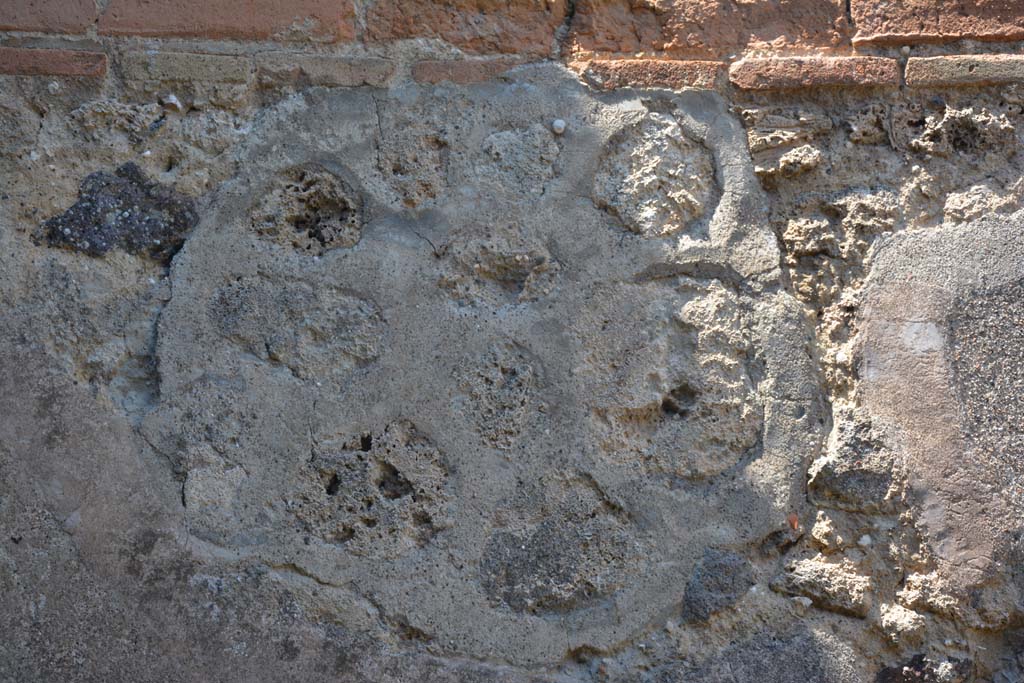 IX.5.2 Pompeii. May 2017. Room ‘g’, detail from upper north wall.
Foto Christian Beck, ERC Grant 681269 DÉCOR.