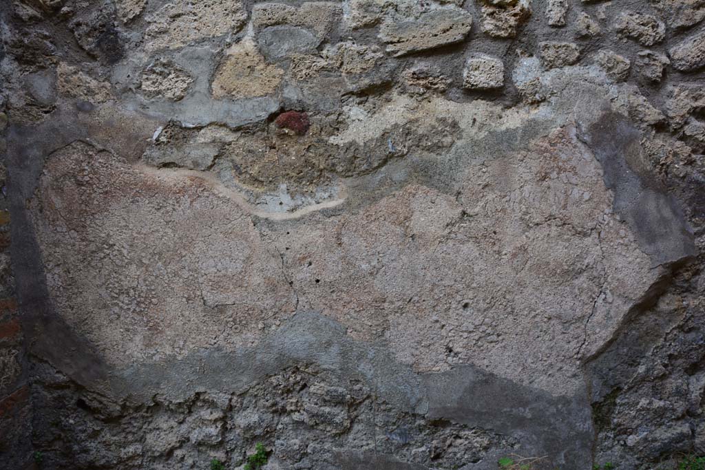 IX.5.2 Pompeii. March 2017. Room ‘d’, detail of remaining plaster on north wall.
Foto Christian Beck, ERC Grant 681269 DÉCOR.