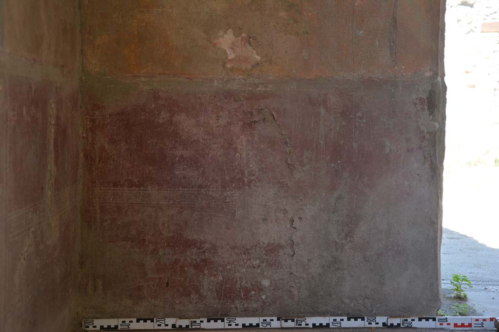 IX.5.6 Pompeii. May 2017. Room i, zoccolo on north wall in north-west corner.
Foto Christian Beck, ERC Grant 681269 DÉCOR.