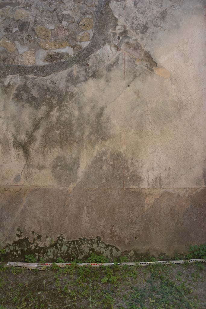 IX.5.6 Pompeii. May 2017. Room r, detail from lower south wall at east end.
Foto Christian Beck, ERC Grant 681269 DÉCOR.