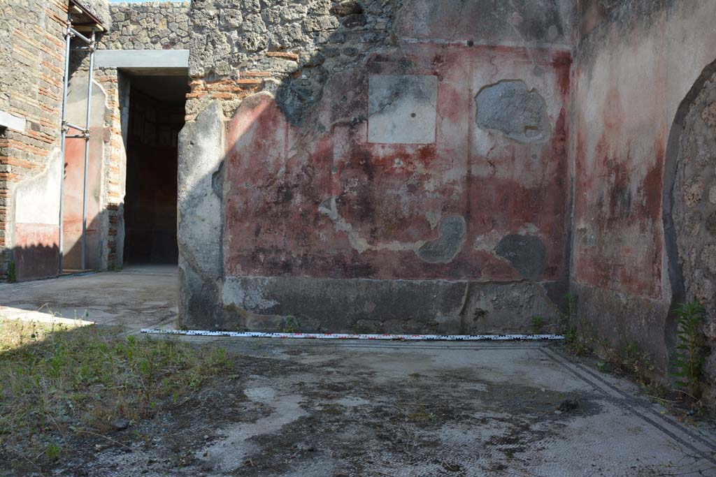 IX.5.6 Pompeii. May 2017. West ala d, looking across flooring towards south wall.
Foto Christian Beck, ERC Grant 681269 DÉCOR.