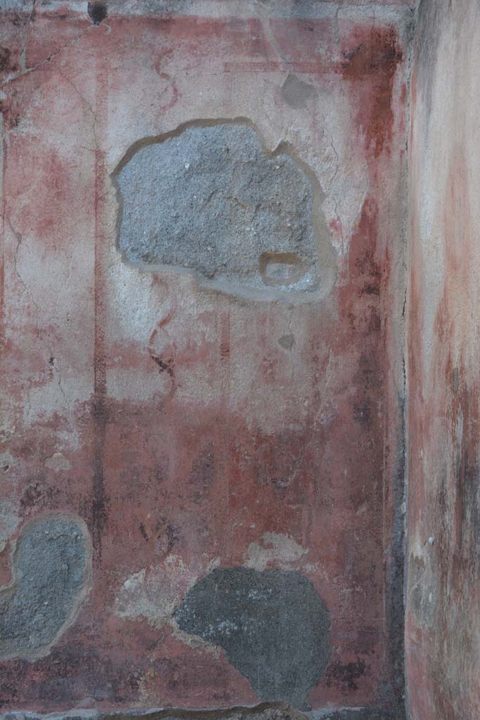 IX.5.6 Pompeii. May 2017. West ala d, panel at west end of south wall.
Foto Christian Beck, ERC Grant 681269 DÉCOR.