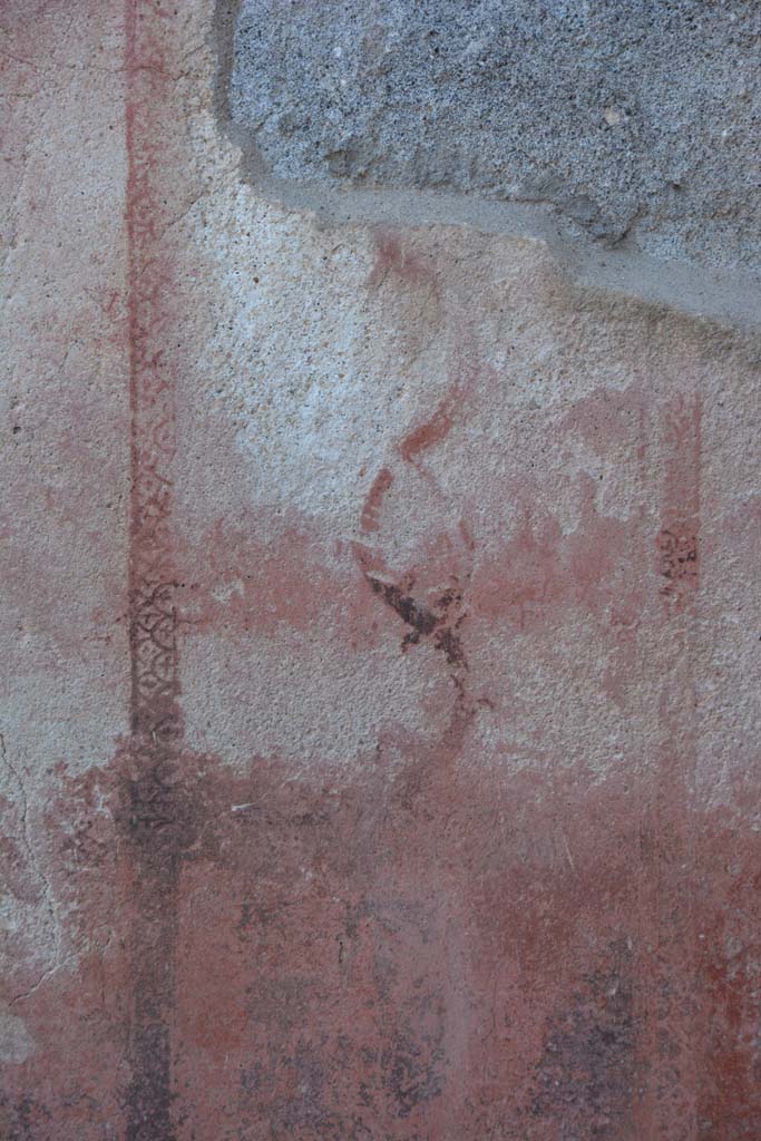 IX.5.6 Pompeii. May 2017. West ala d, painted decoration from west end of south wall.
Foto Christian Beck, ERC Grant 681269 DÉCOR.