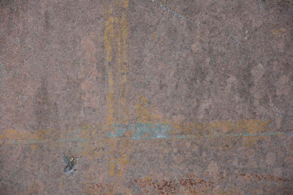 IX.5.6 Pompeii. May 2017. Room f, detail of painted decoration from west wall.
Foto Christian Beck, ERC Grant 681269 DÉCOR.