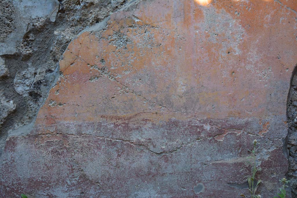 IX.5.6 Pompeii. May 2017. Room f, detail of painted decoration from east wall.
Foto Christian Beck, ERC Grant 681269 DÉCOR.
