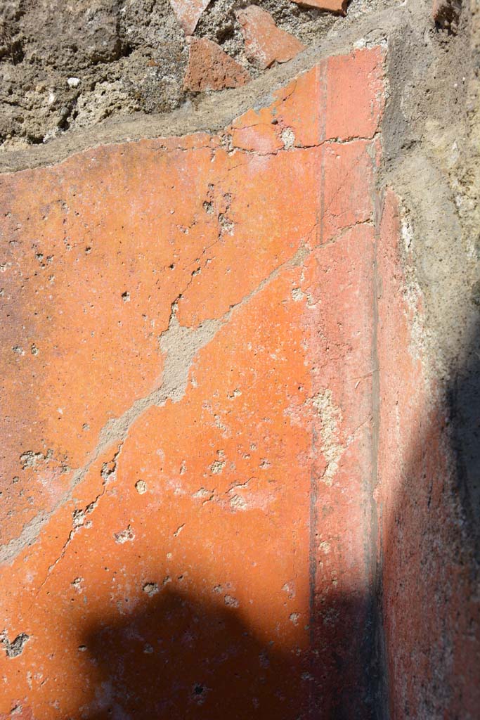 IX.5.6 Pompeii. May 2017. Room f, detail from east wall in south-east corner.
Foto Christian Beck, ERC Grant 681269 DÉCOR.