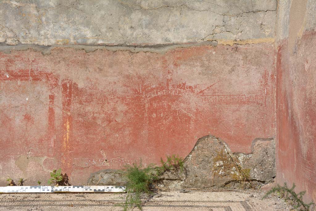 IX.5.6 Pompeii. May 2017. East ala e, continuation of zoccolo at south end of east wall
Foto Christian Beck, ERC Grant 681269 DÉCOR.