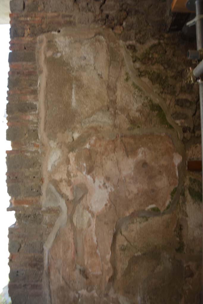 IX.5.6 Pompeii. May 2017. Room m, south wall at east end near doorway to steps.
Foto Christian Beck, ERC Grant 681269 DÉCOR.