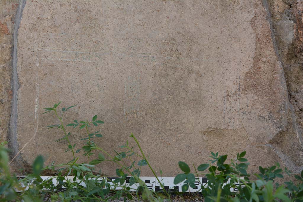 IX.5.6 Pompeii. May 2017. Room a, detail from west wall of remaining decoration on zoccolo.
Foto Christian Beck, ERC Grant 681269 DÉCOR.