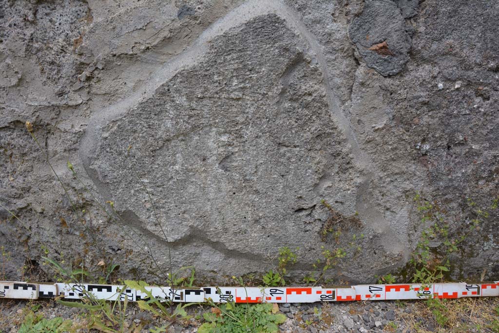 IX.5.8 Pompeii. May 2017. Remaining plaster on east wall at north end.
Foto Christian Beck, ERC Grant 681269 DÉCOR.