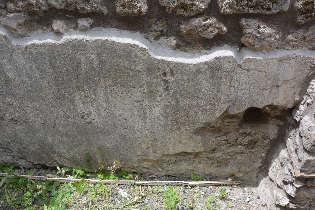IX.5.8 Pompeii. May 2017. Lower west wall in north-west corner.
Foto Christian Beck, ERC Grant 681269 DÉCOR.