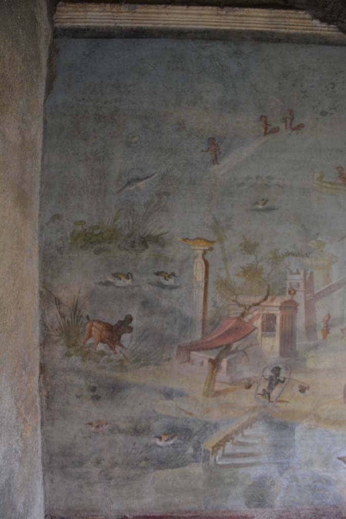 IX.5.9 Pompeii. March 2017. Room l (L), looking towards north wall and north-west corner.
Foto Christian Beck, ERC Grant 681269 DÉCOR.