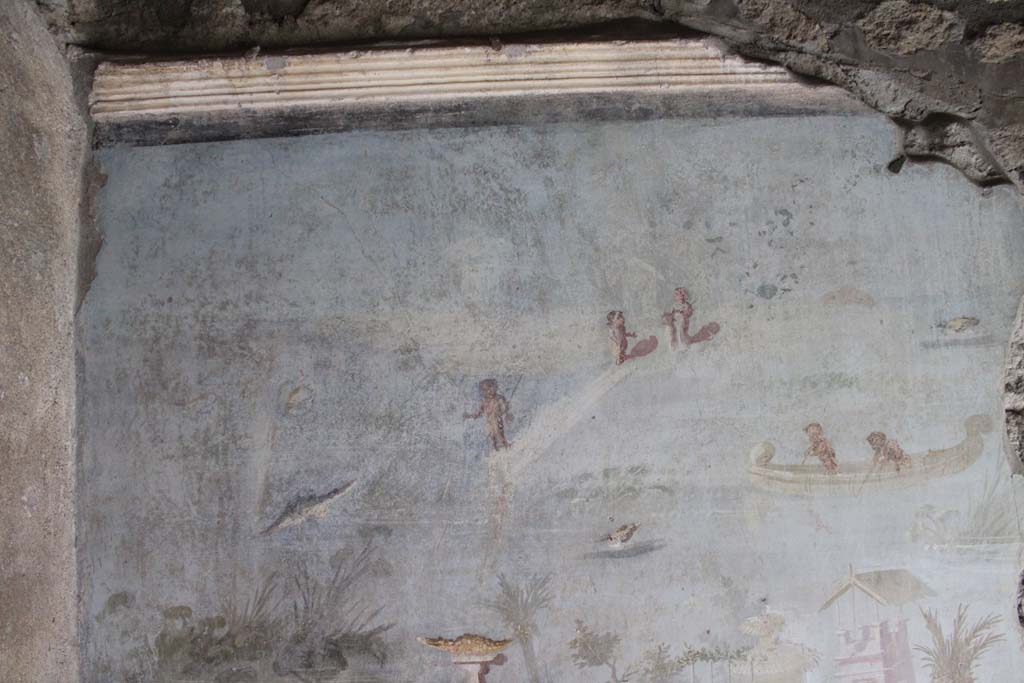 IX.5.9 Pompeii. May 2019. Room “l (L)”, upper north wall at west end.
Foto Christian Beck, ERC Grant 681269 DÉCOR.