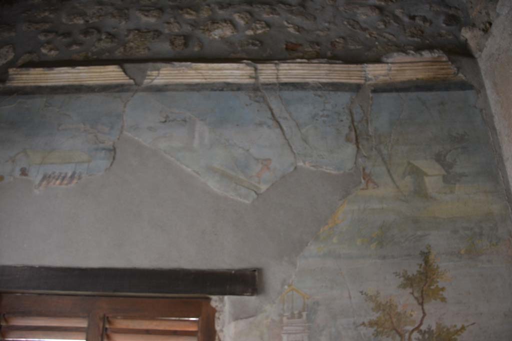 IX.5.9 Pompeii. March 2017. Room “l (L)”, upper south wall above window in south-west corner.
Foto Christian Beck, ERC Grant 681269 DÉCOR.