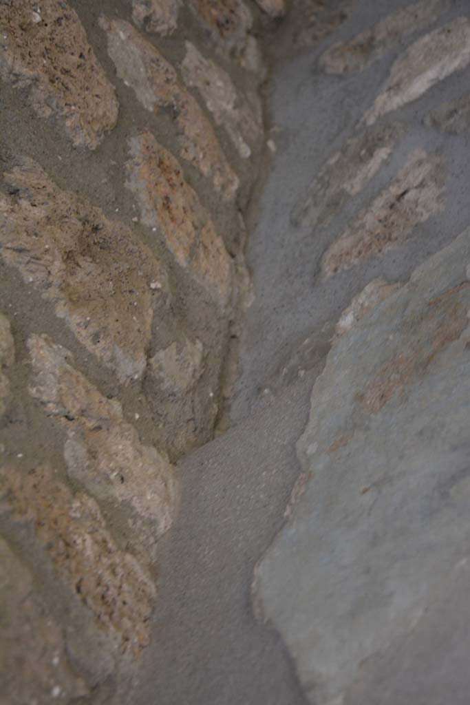 IX.5.9 Pompeii. May 2017. Room “l (L)”, upper south-east corner.
Foto Christian Beck, ERC Grant 681269 DÉCOR.