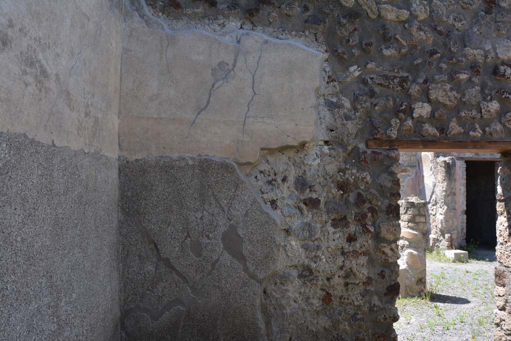 IX.5.9 Pompeii. May 2017. Room “m”, detail from west wall.
Foto Christian Beck, ERC Grant 681269 DÉCOR.