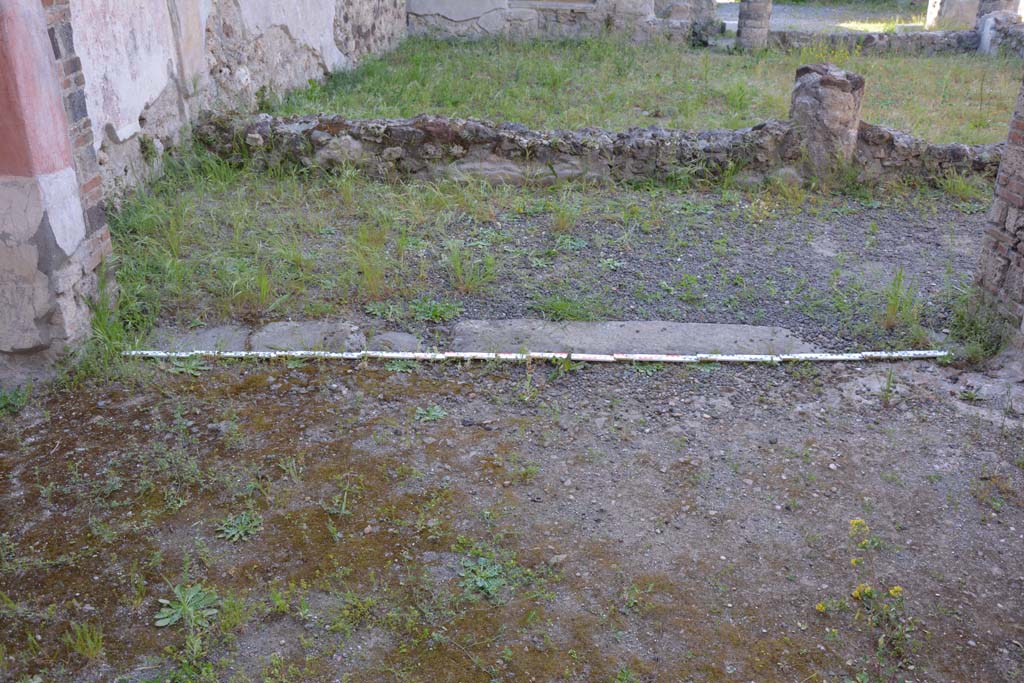 IX.5.9 Pompeii. May 2017. Room “p”, looking north through doorway onto south portico of peristyle.
Foto Christian Beck, ERC Grant 681269 DÉCOR.