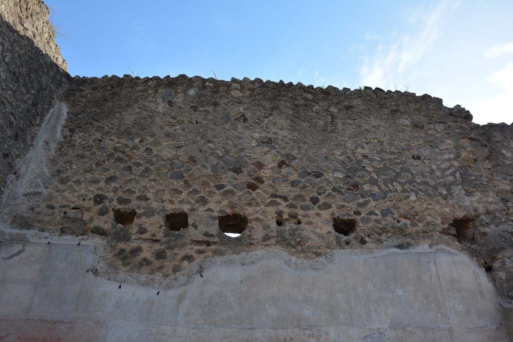 IX.5.9 Pompeii. May 2017. Room “p”, upper west wall.
Foto Christian Beck, ERC Grant 681269 DÉCOR.