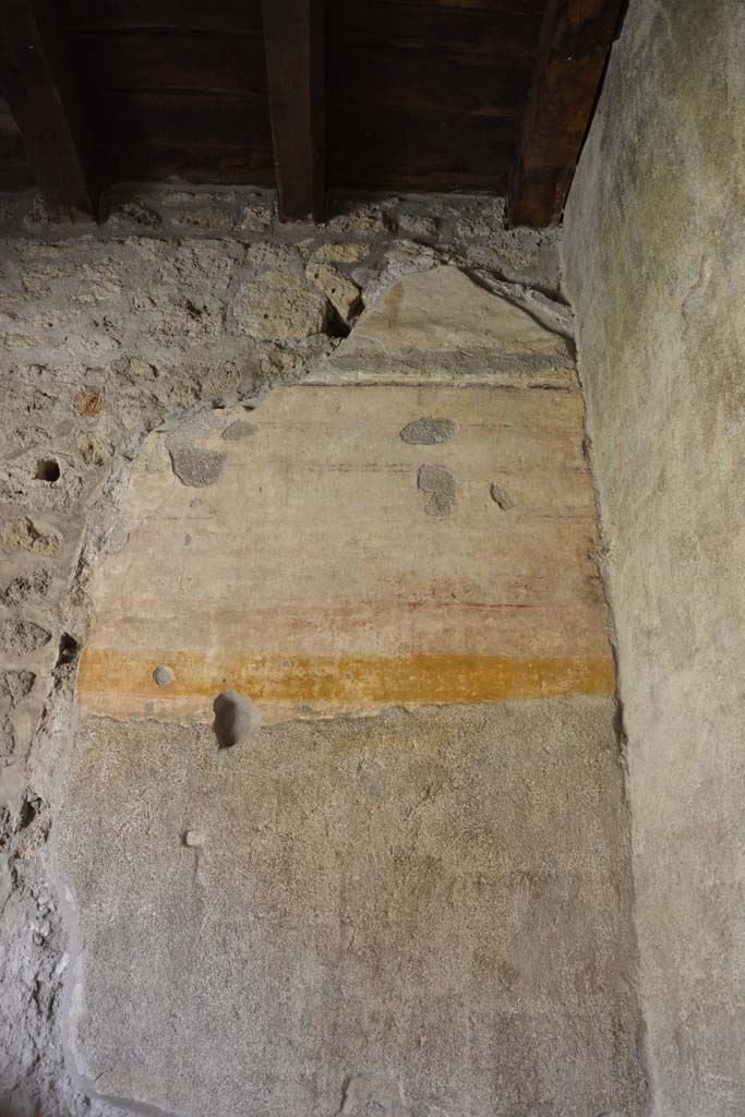 IX.5.9 Pompeii. May 2017. Room “e”, upper south wall in south-west corner.
Foto Christian Beck, ERC Grant 681269 DÉCOR.