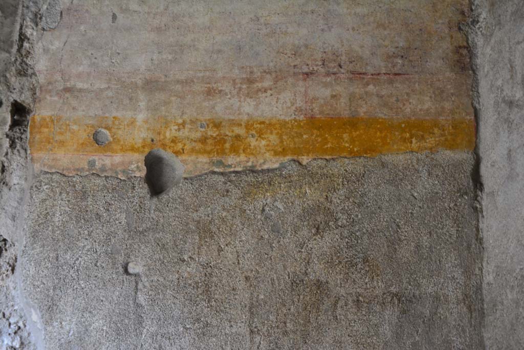 IX.5.9 Pompeii. March 2017. Room “e”, detail from south wall in south-west corner.
Foto Christian Beck, ERC Grant 681269 DÉCOR.