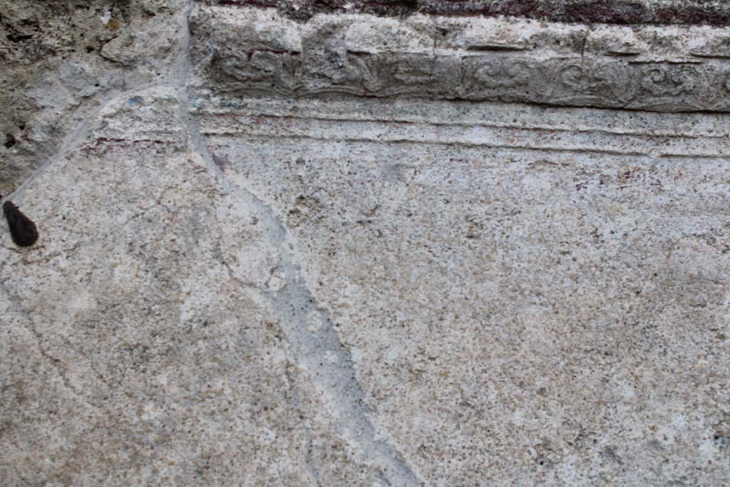 IX.5.9 Pompeii. May 2019. Room “f”, detail of stucco cornice.
Foto Christian Beck, ERC Grant 681269 DÉCOR.