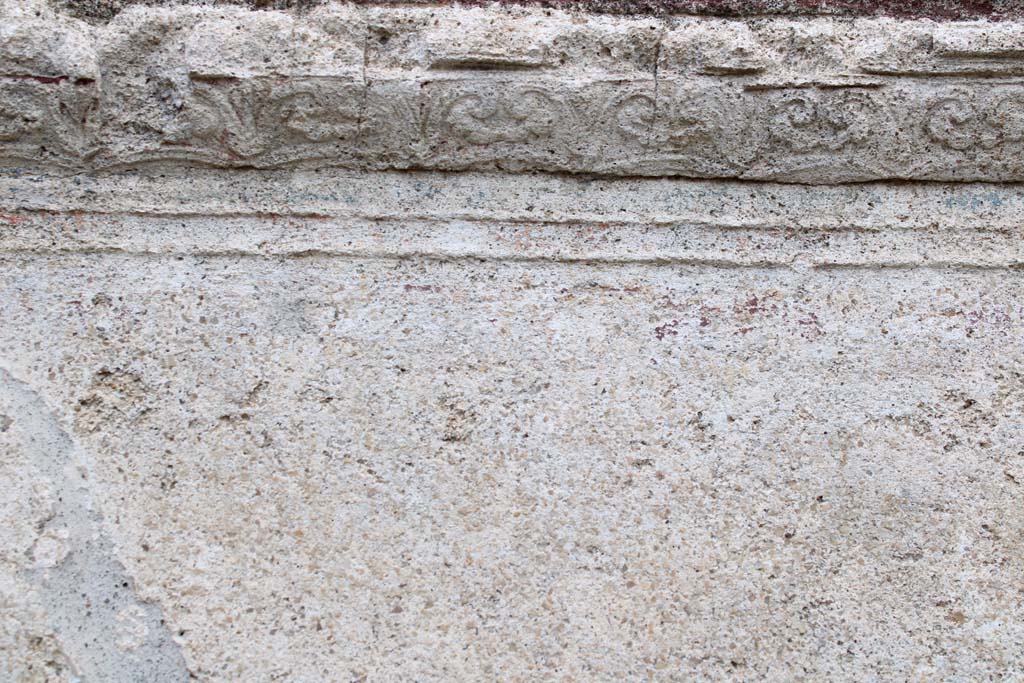 IX.5.9 Pompeii. May 2019. Room “f”, detail of stucco cornice.
Foto Christian Beck, ERC Grant 681269 DÉCOR.