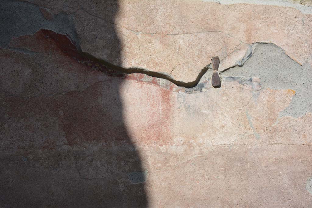 IX.5.9 Pompeii. May 2017. Room “g”, detail from east wall at north end.
Foto Christian Beck, ERC Grant 681269 DÉCOR.